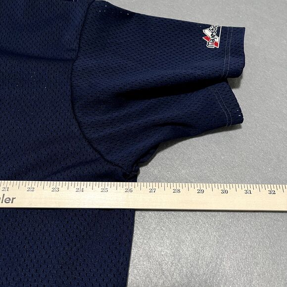 VTG Seattle Mariners Jersey Mens XL Sea Blue #35 MLB Baseball Game Issued USA - Picture 11 of 12